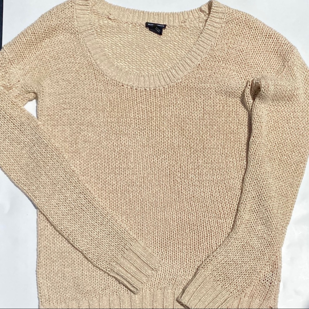 Luxe Club Monaco Light Weight Open Knit Sweater